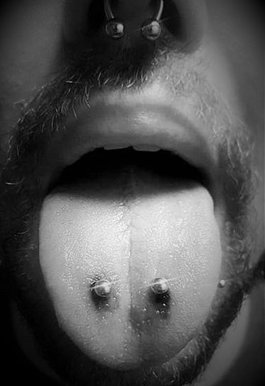 Tongue Piercings at Crossroads Tattoo Studio in Denison, TX